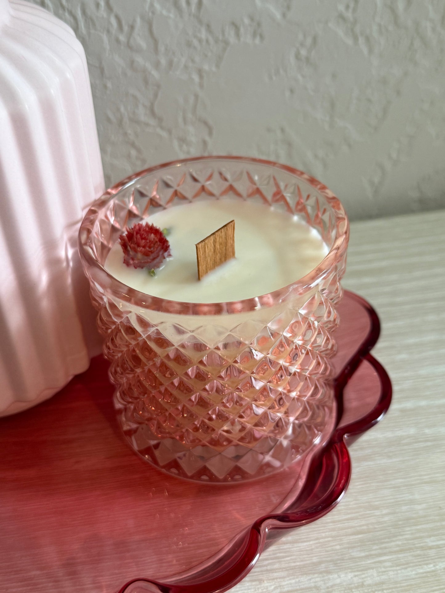 10oz Pink jar candle