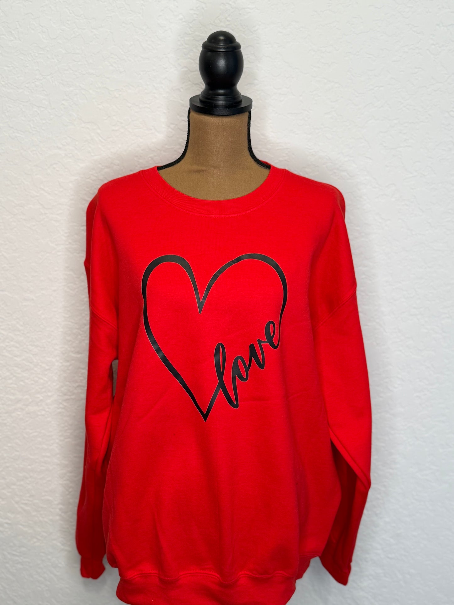 Red Love Crewneck