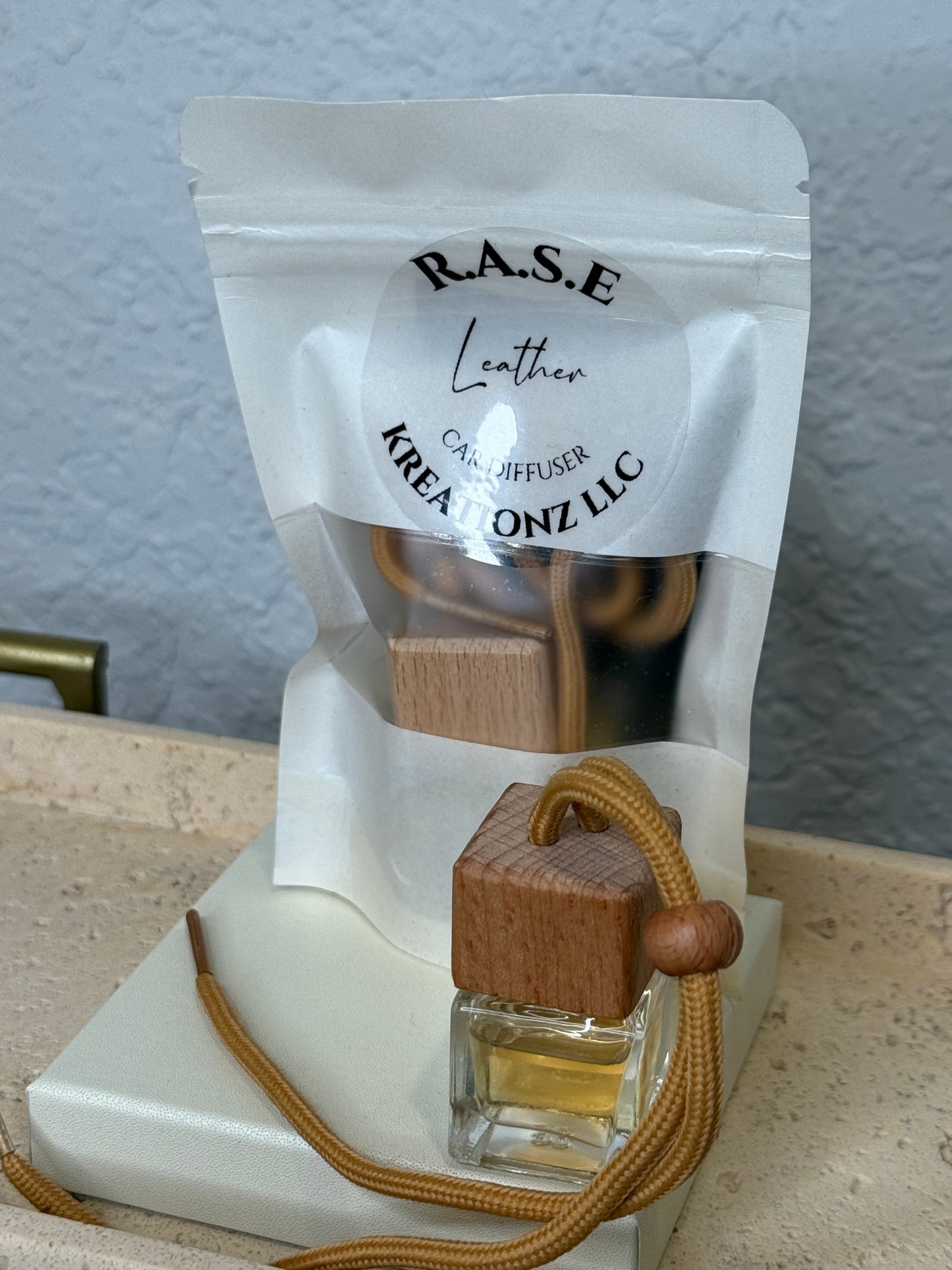 Leather Car Oil Diffuser